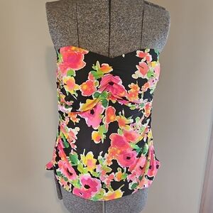 Lauren Ralph Lauren strapless swim top